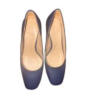 Naturalizer Navy Blue Square Toe Pumps Size 5